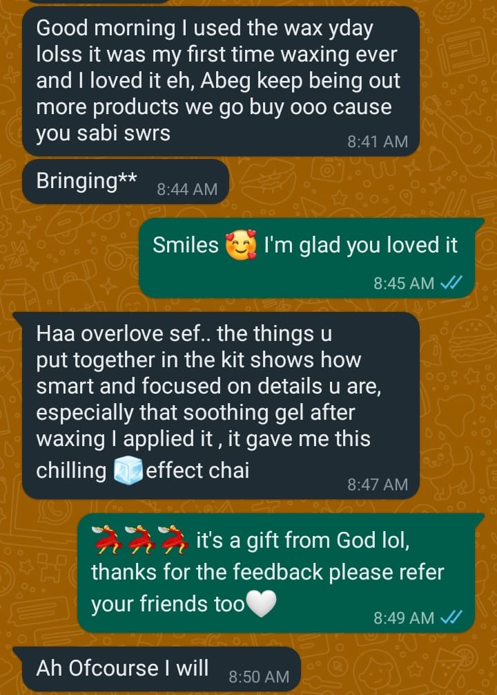 CUSTOMER REVIEW -- Hair Removal Sugar Wax Kit 