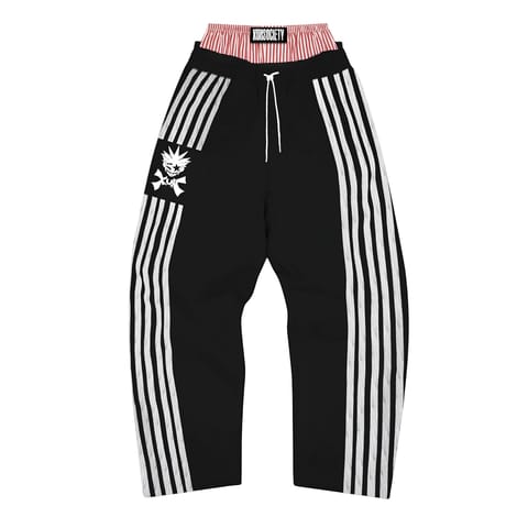 XUN BRIEFS OVERLAYED Stripe PANT