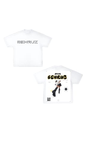 STONED WHITE VERSION BEHRUZ TEE