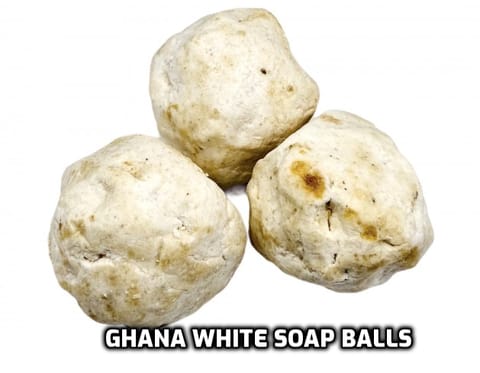 Ghana White Soap balls (pack)