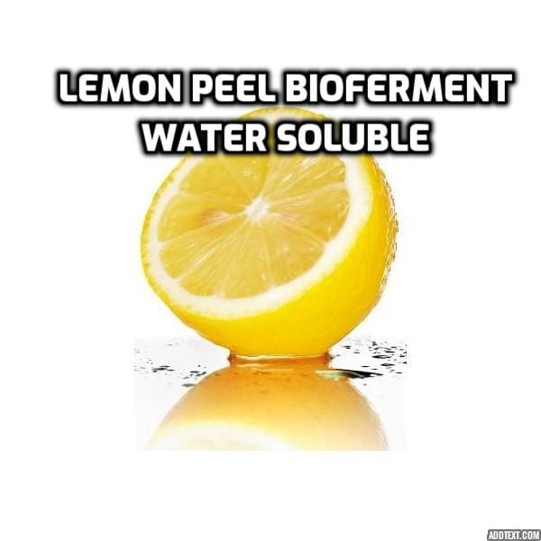 Lemon Peel Bioferment water soluble image