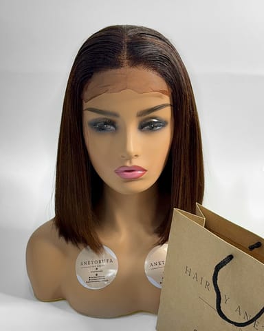 BROWN LUXURY BOB WIG