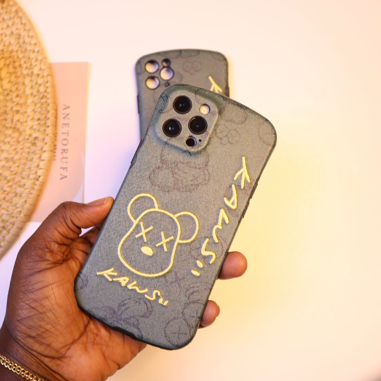 GREEN KAWS PHONE CASE image