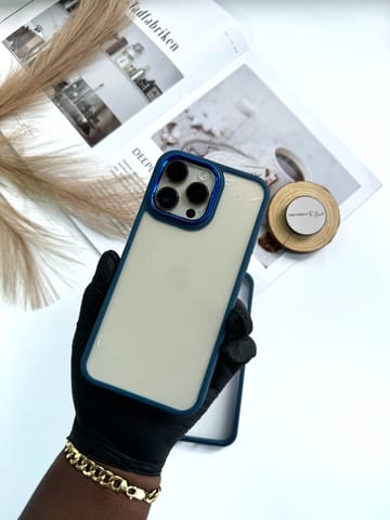 BLUE CLEAR PHONE CASE