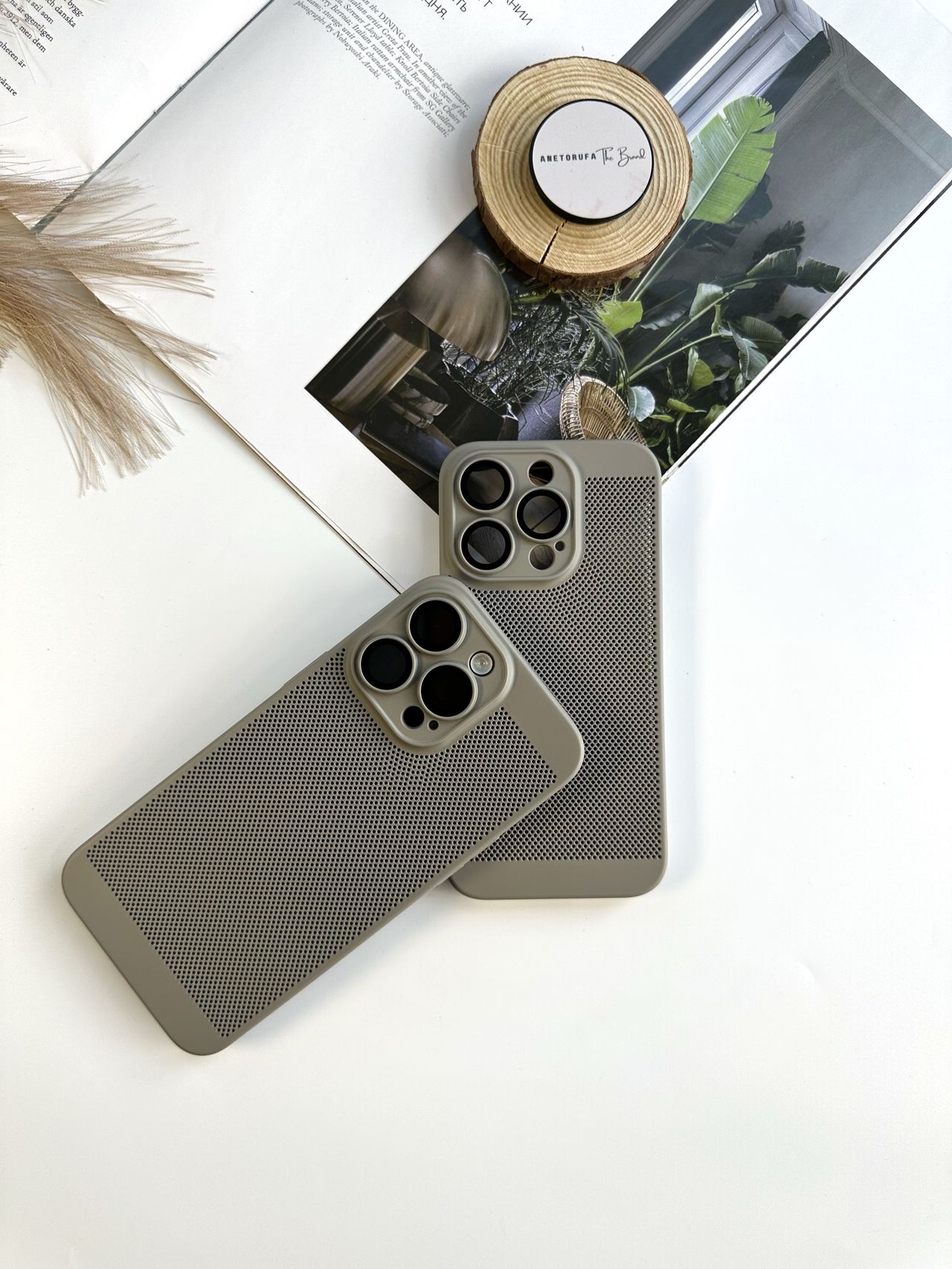 TITANIUM MESH-PRUNE PHONE CASE image