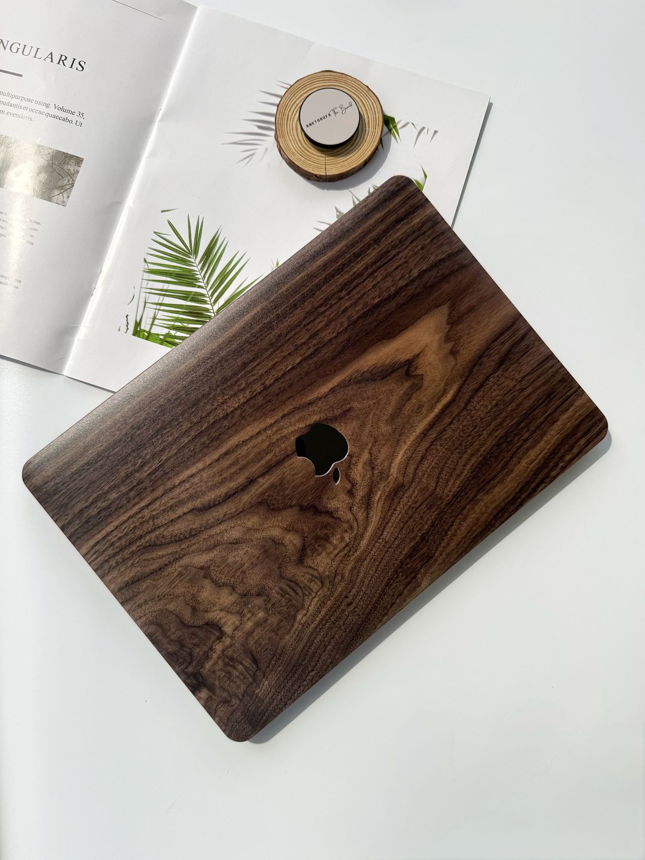 WOODEN DESIGN MACBOOK COVER image