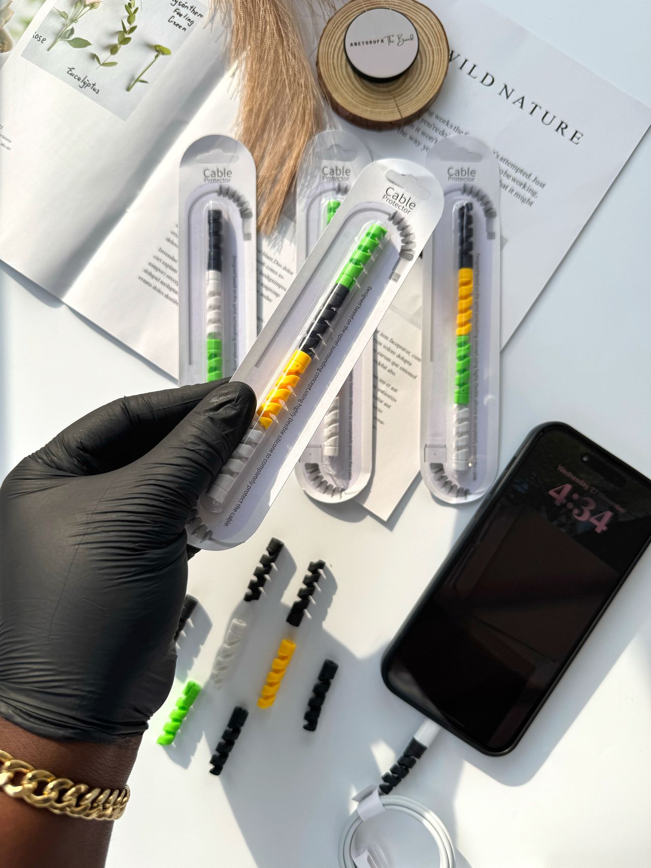 PHONE CHARGER CABLE PROTECTOR image