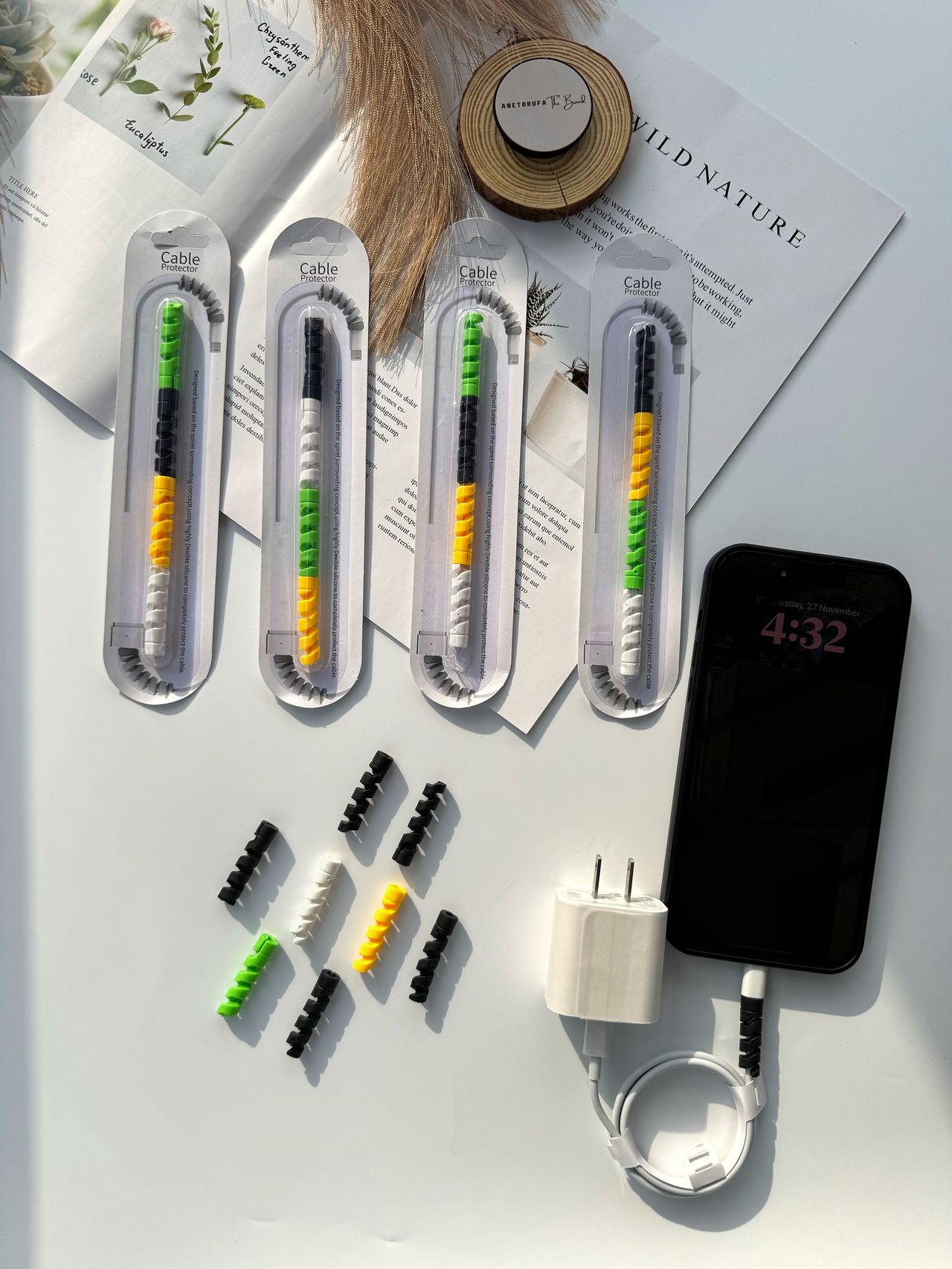 PHONE CHARGER CABLE PROTECTOR image