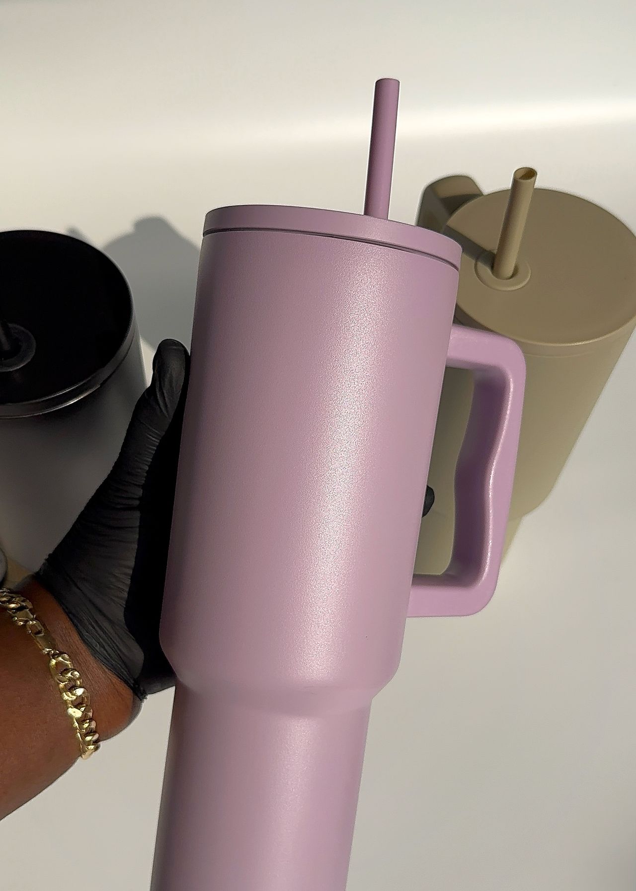 40oz THERMAL TUMBLER WITH HANDLE image