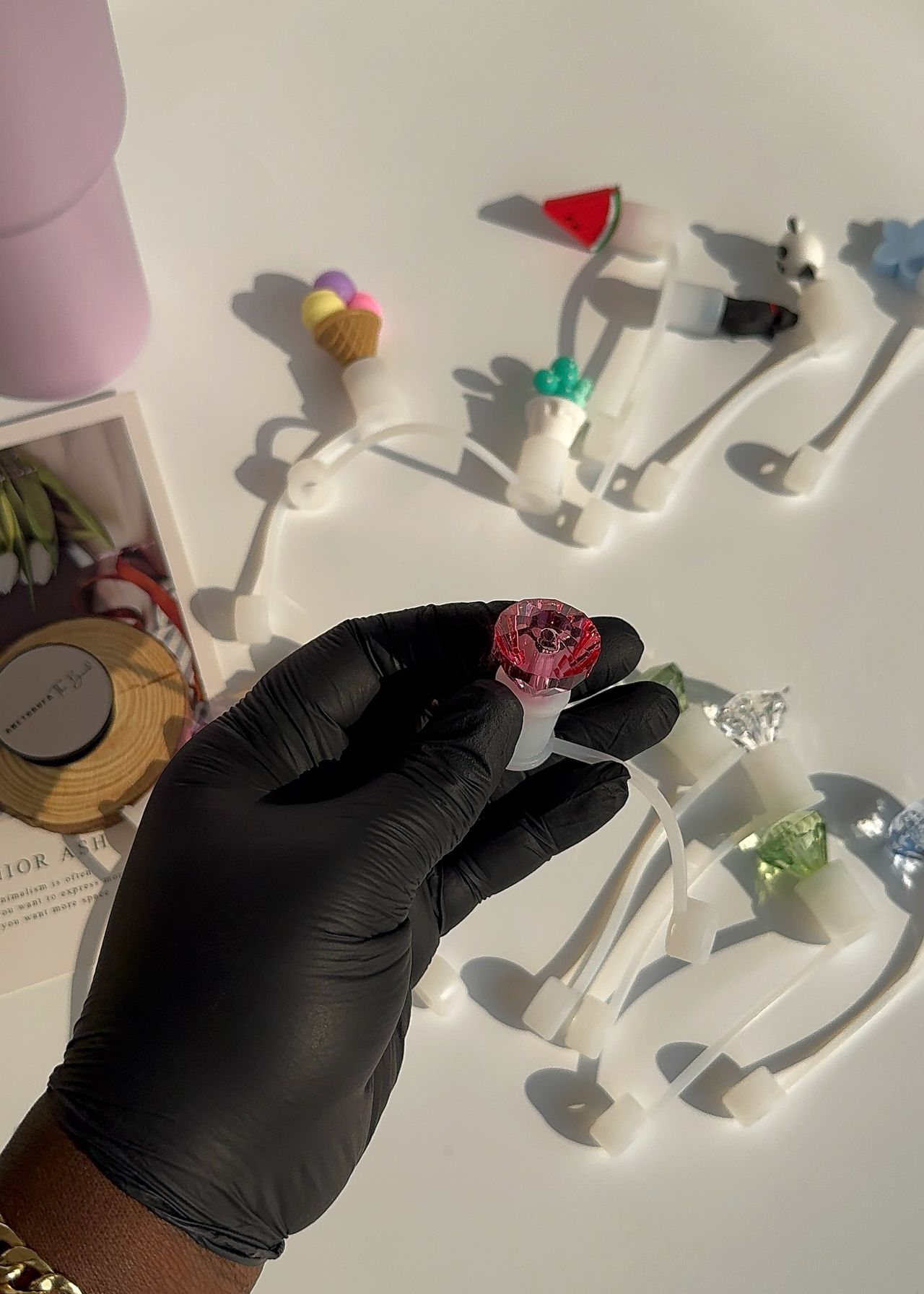 THERMAL TUMBLER STRAW TOPPER image