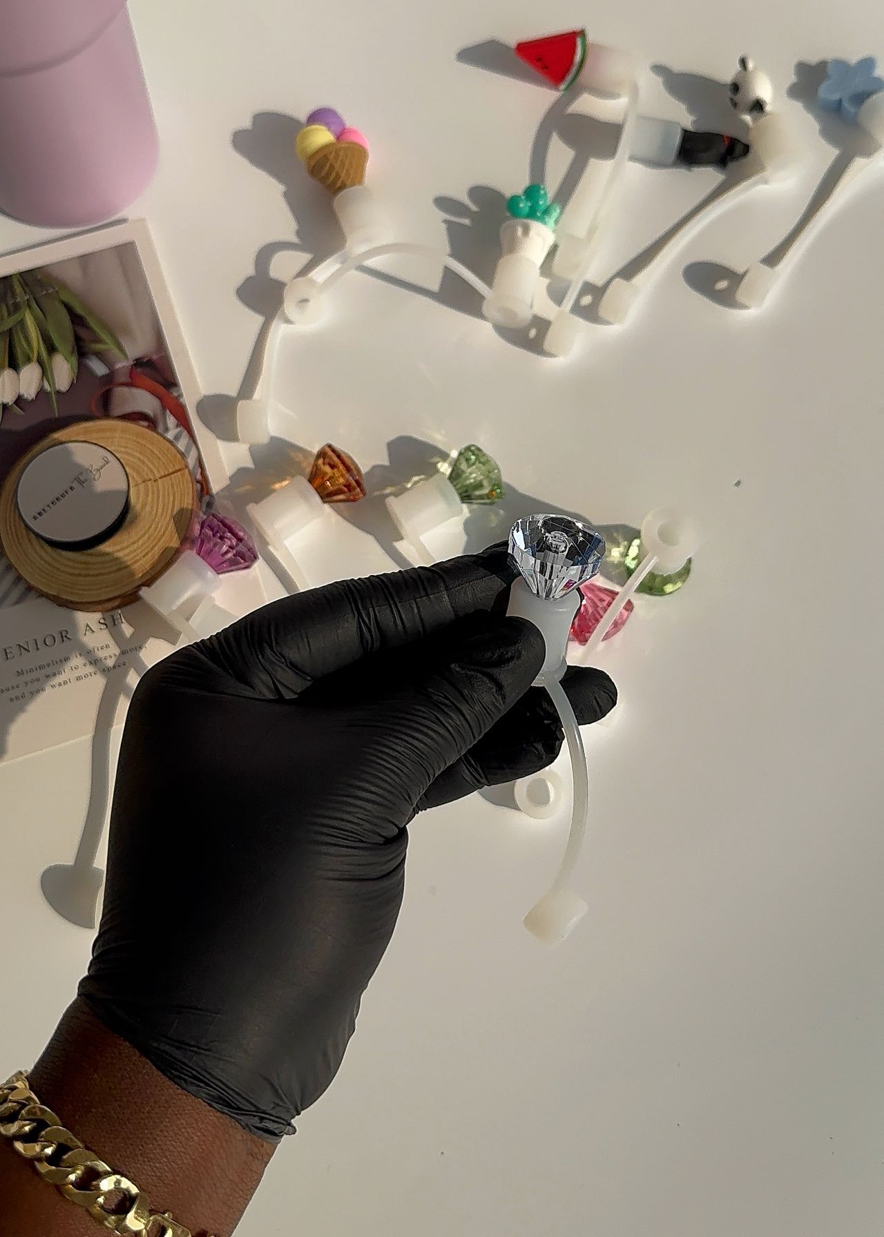 THERMAL TUMBLER STRAW TOPPER image