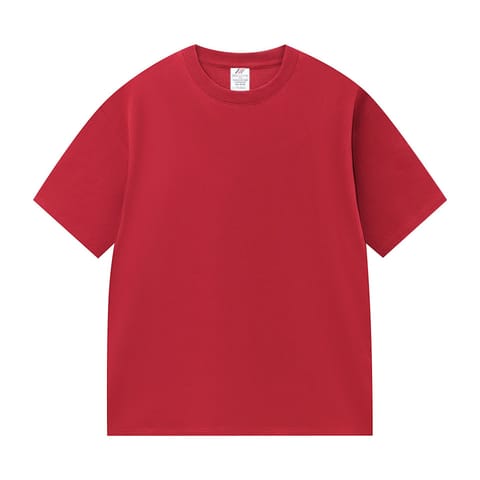 CLARET PLAIN COTTON TEE SHIRT