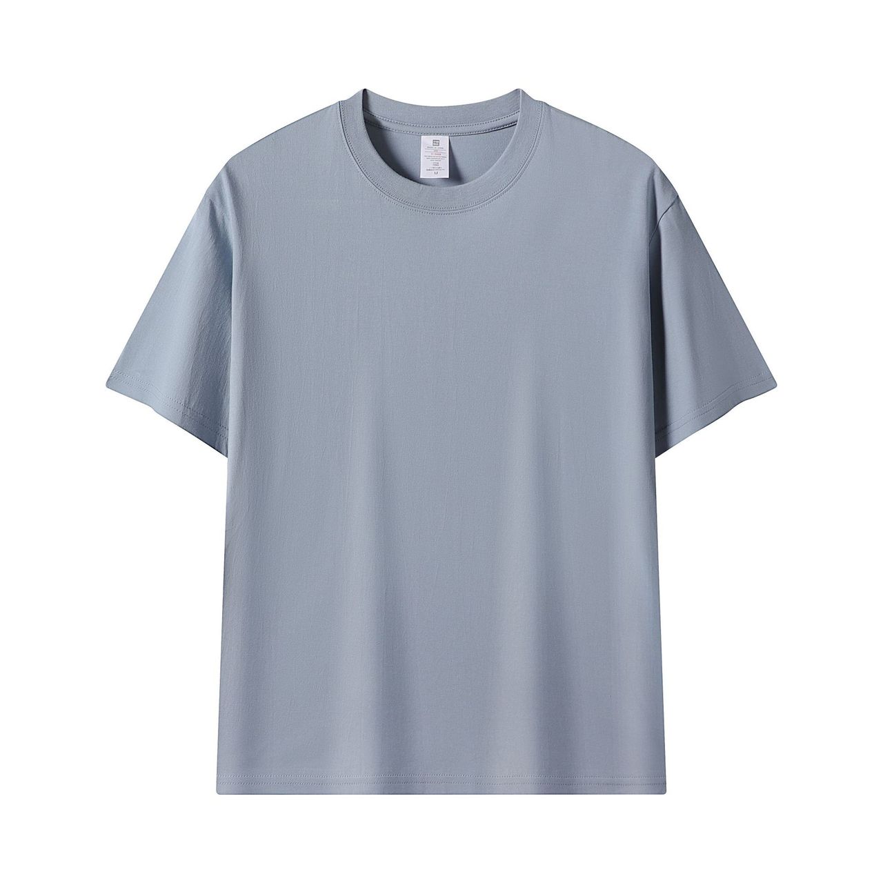 HAZE BLUE COTTON TEE SHIRT image