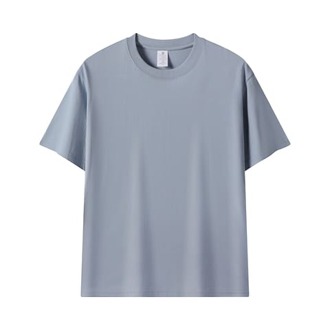HAZE BLUE COTTON TEE SHIRT