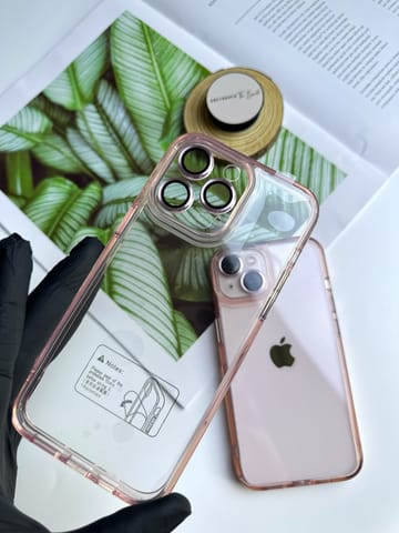 PINK TRANSPARENT PHONE CASE