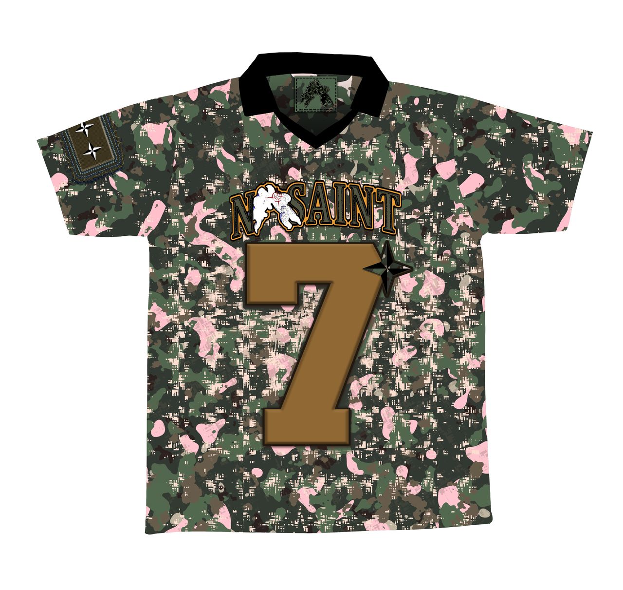 Squire Vintage Camo Jersey  Pink Shade image