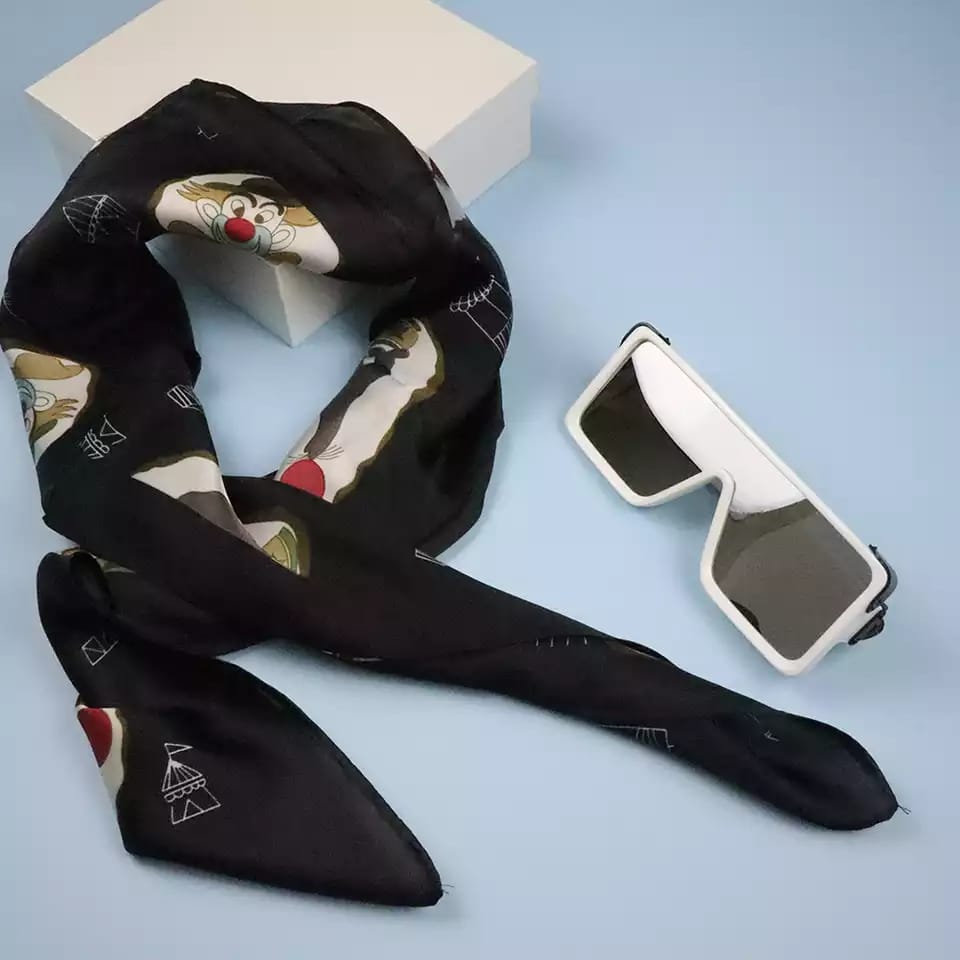 Men Women Bold Shield Sunglasses second image