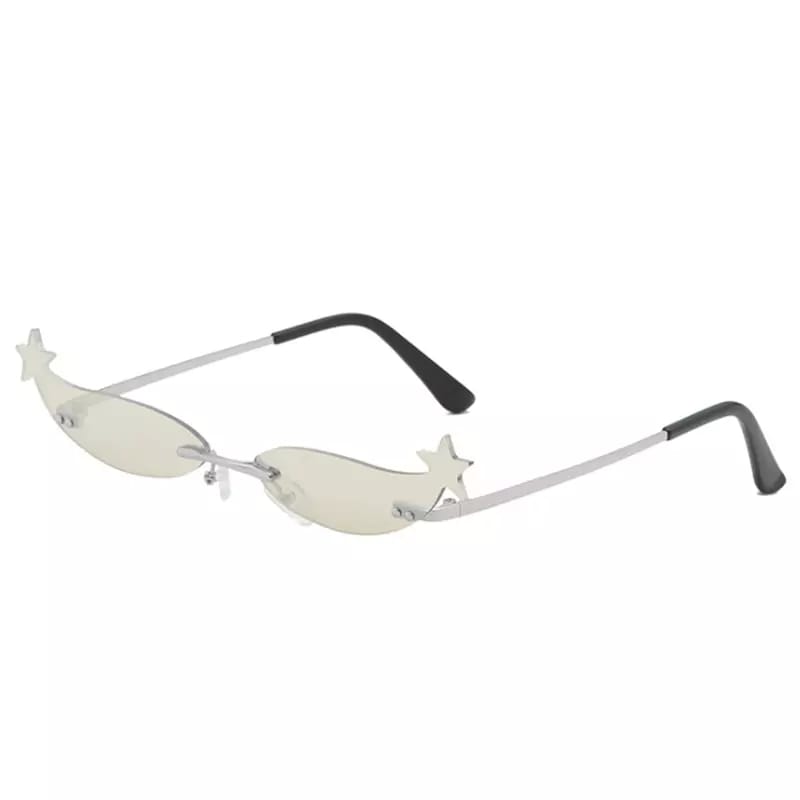 Fashionable Reflective Rimless Party Sunglasses image