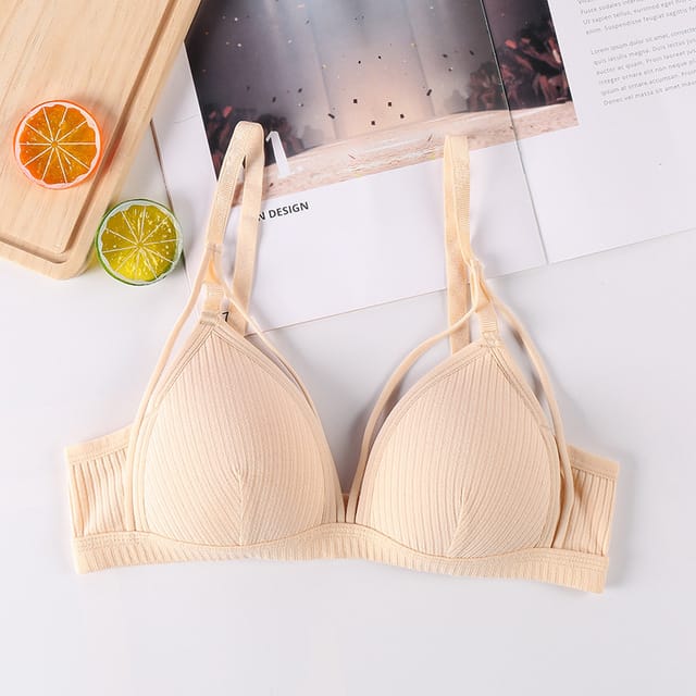 Seamless Cotton A' Shaped Bra second image