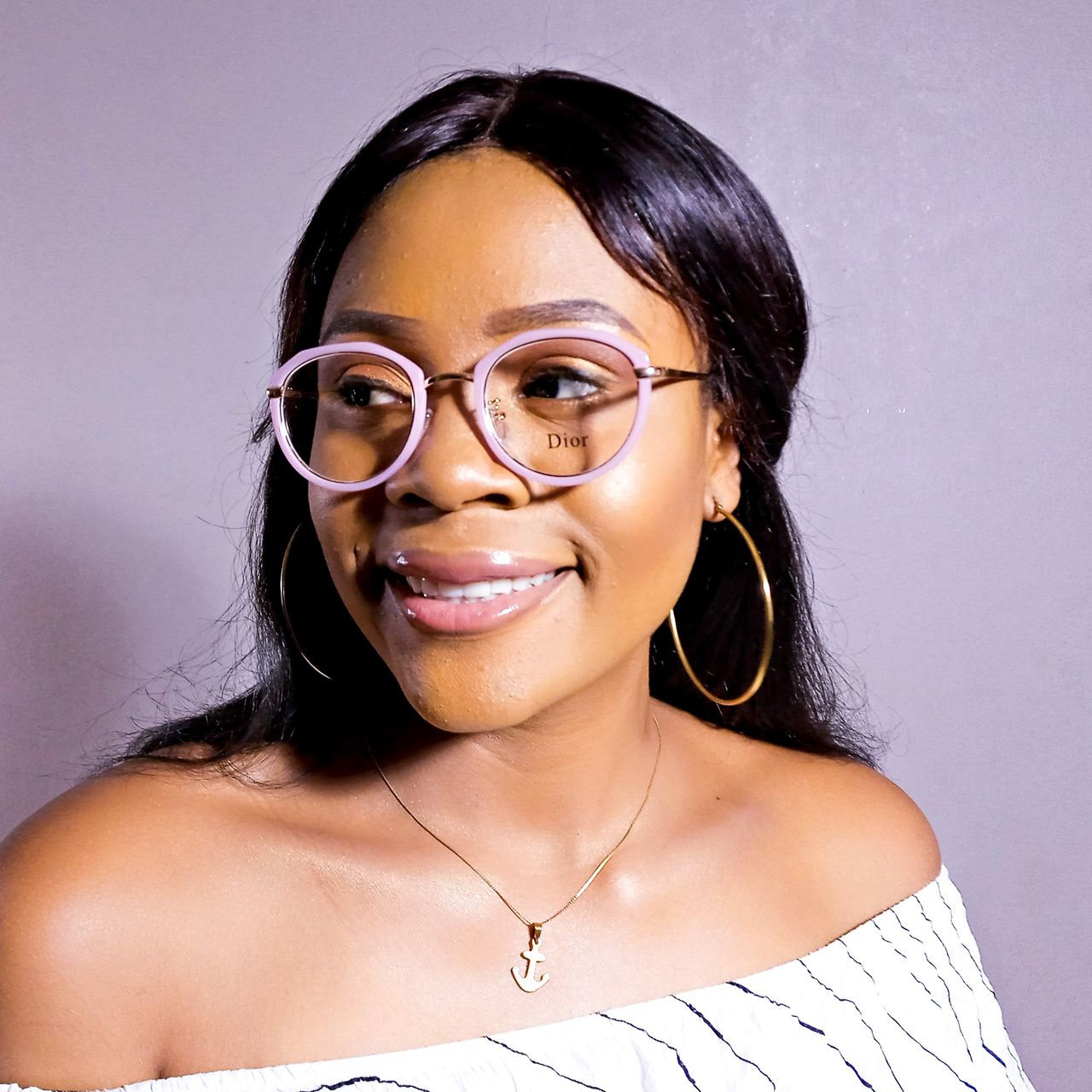 Unisex Oval Men Women Eyeglasses second image