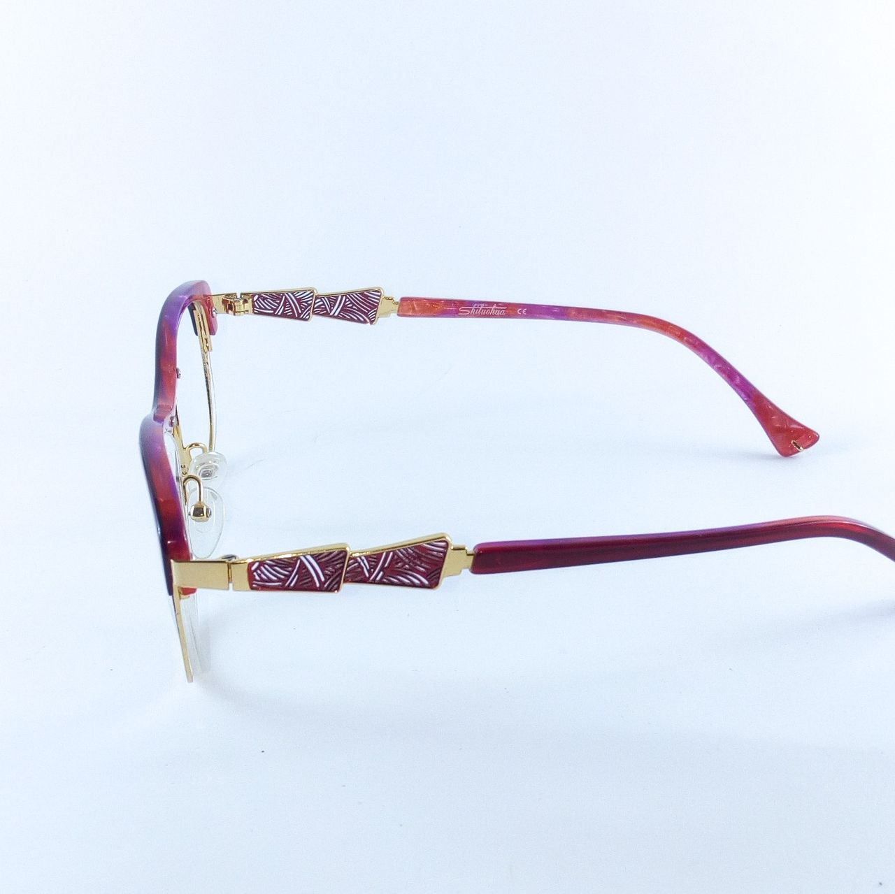 Women Cateye Semi Metal Eyelasses second image