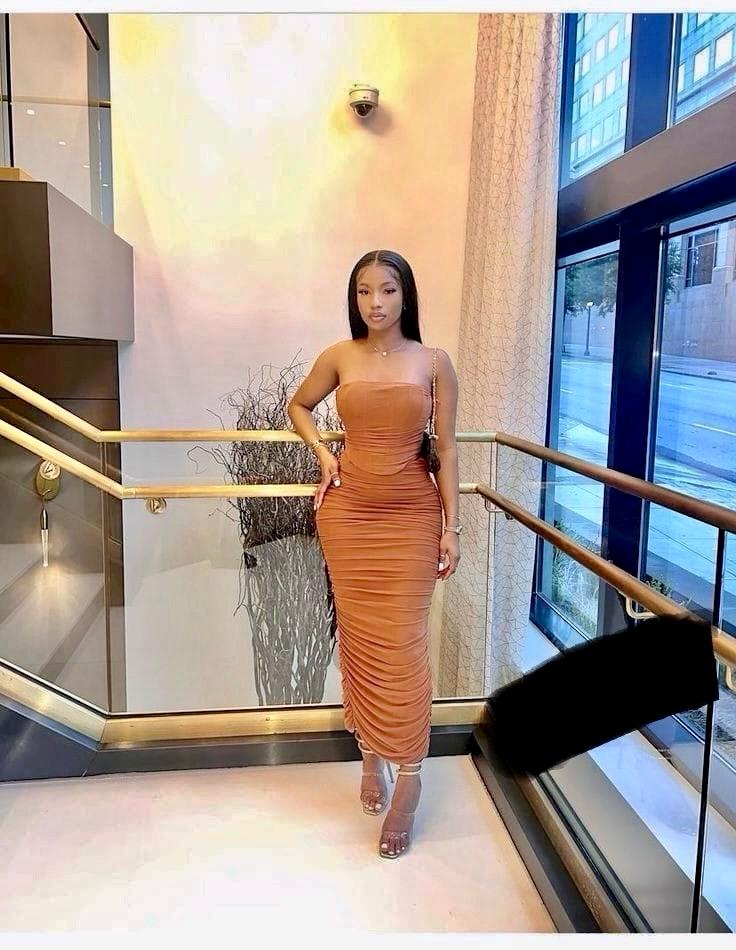 Brown Long Gown