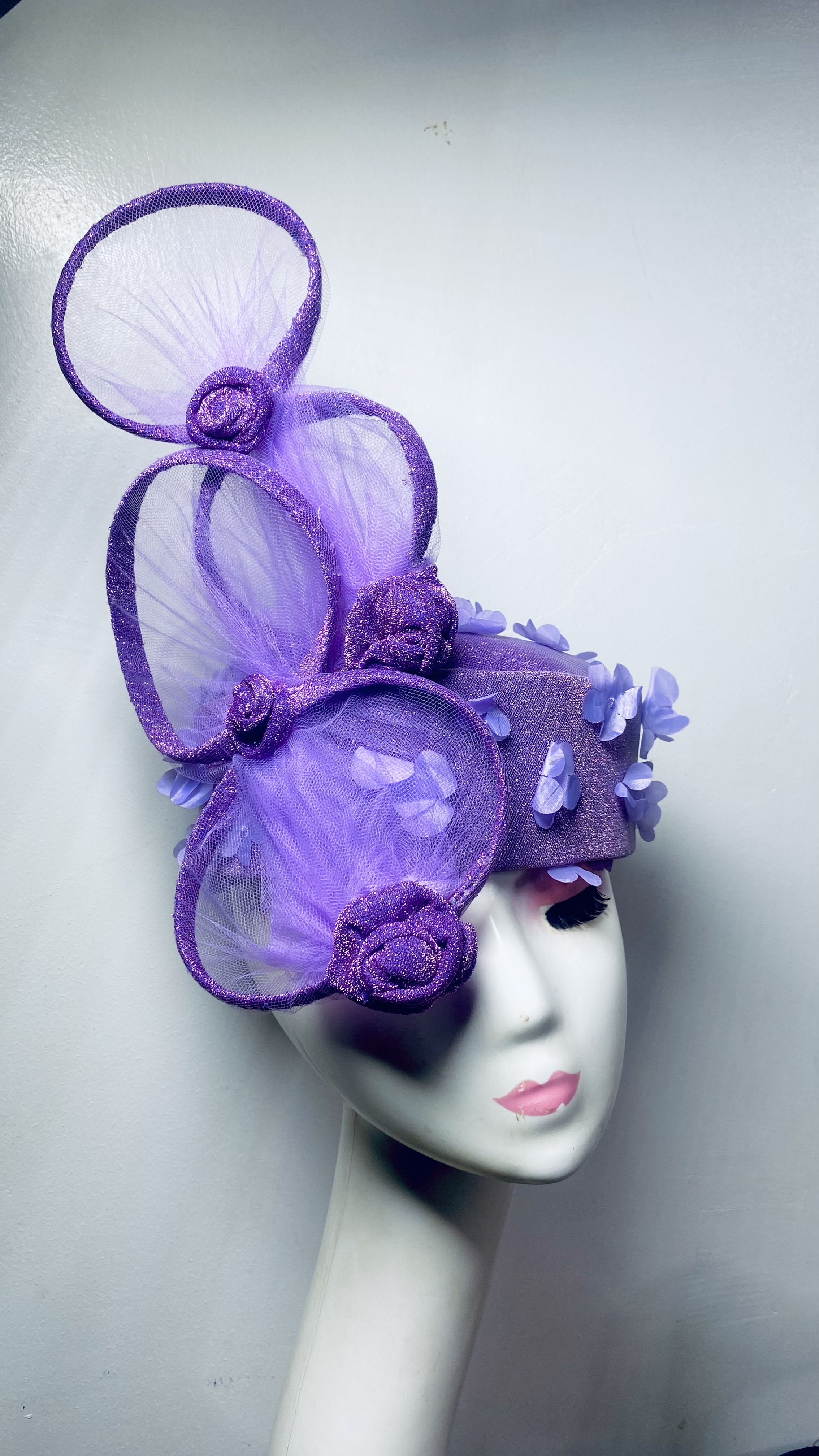 Royal Orchid Hat- Lilac Elegance image