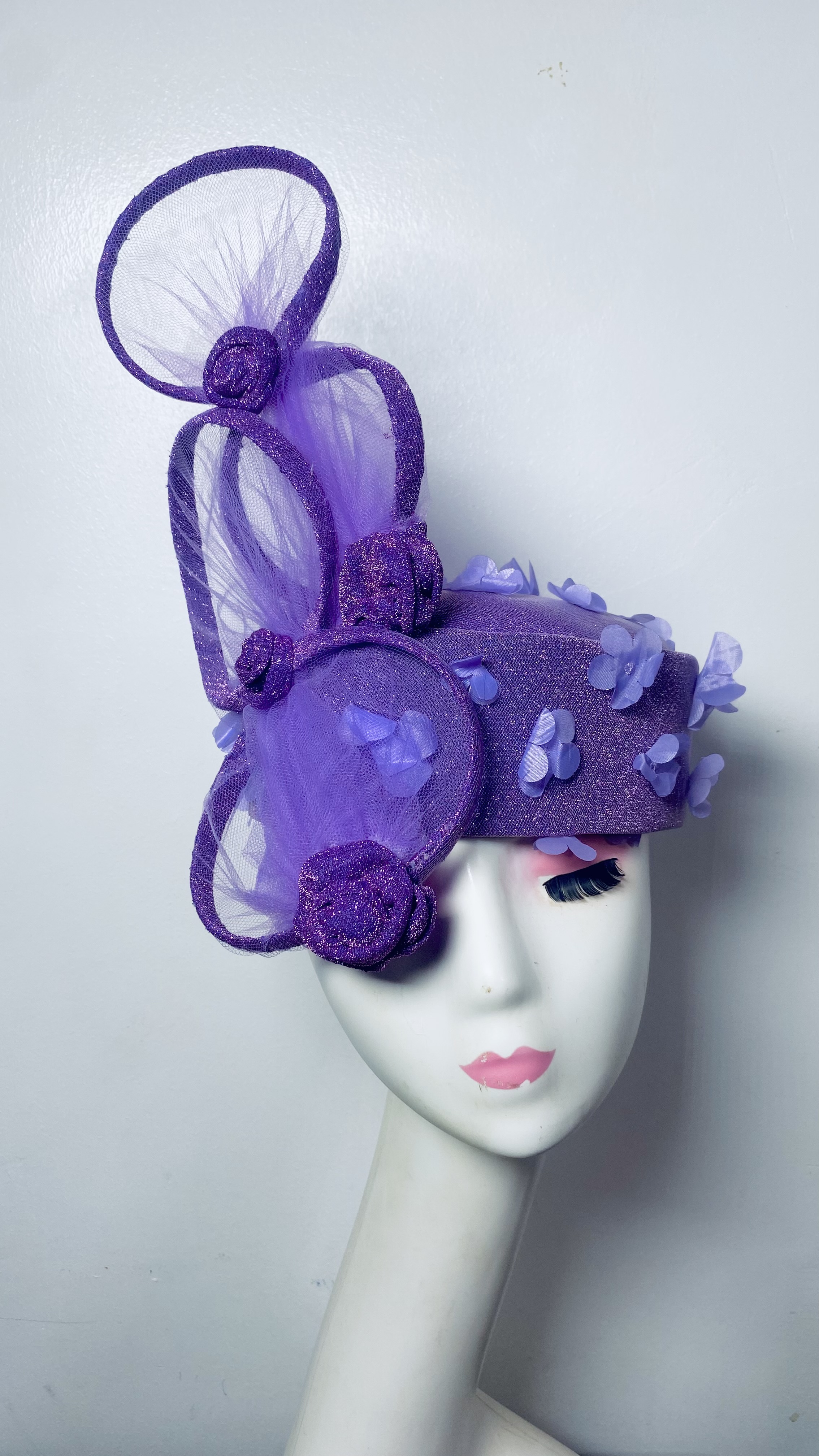 Royal Orchid Hat- Lilac Elegance image