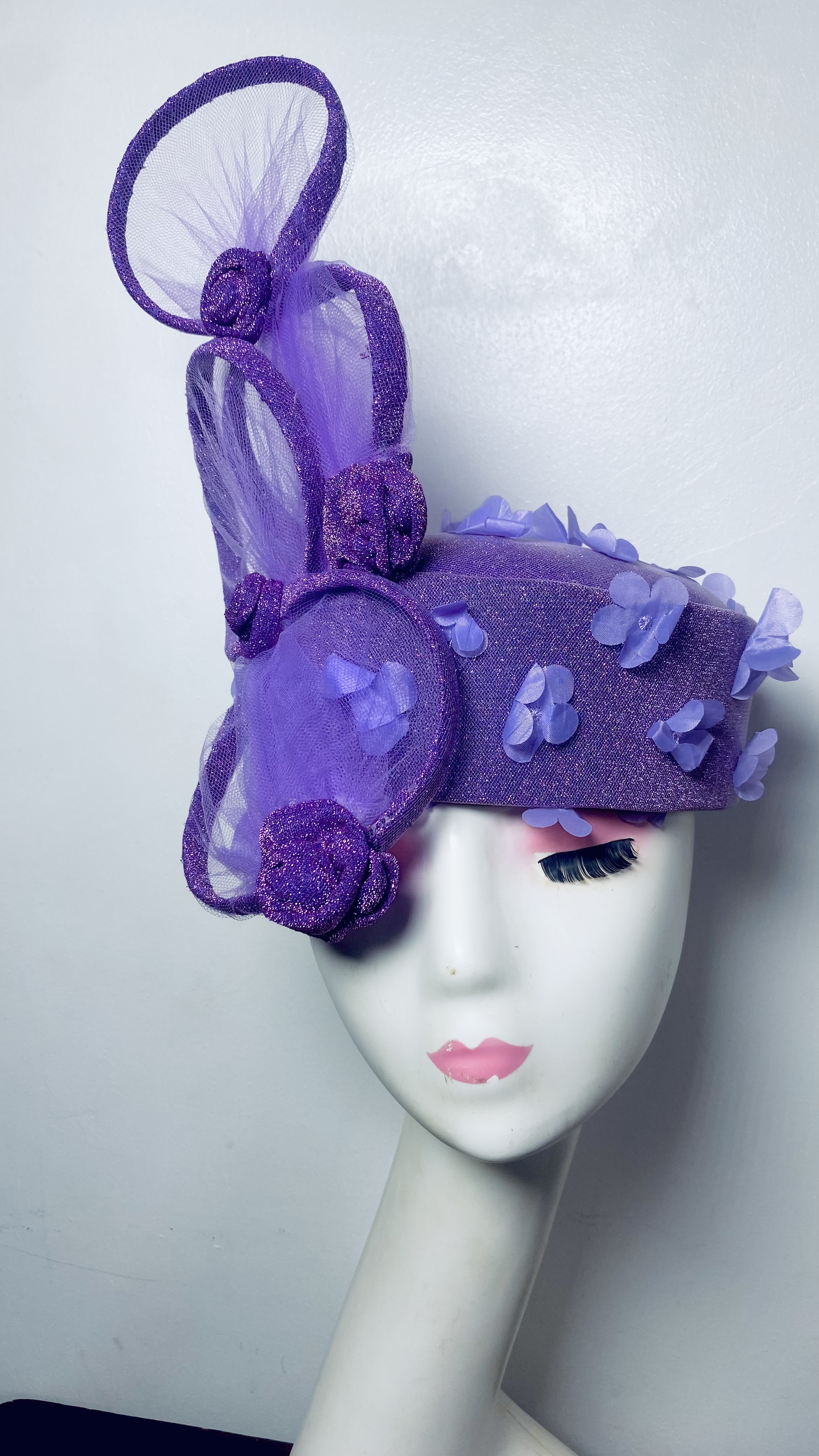 Royal Orchid Hat- Lilac Elegance