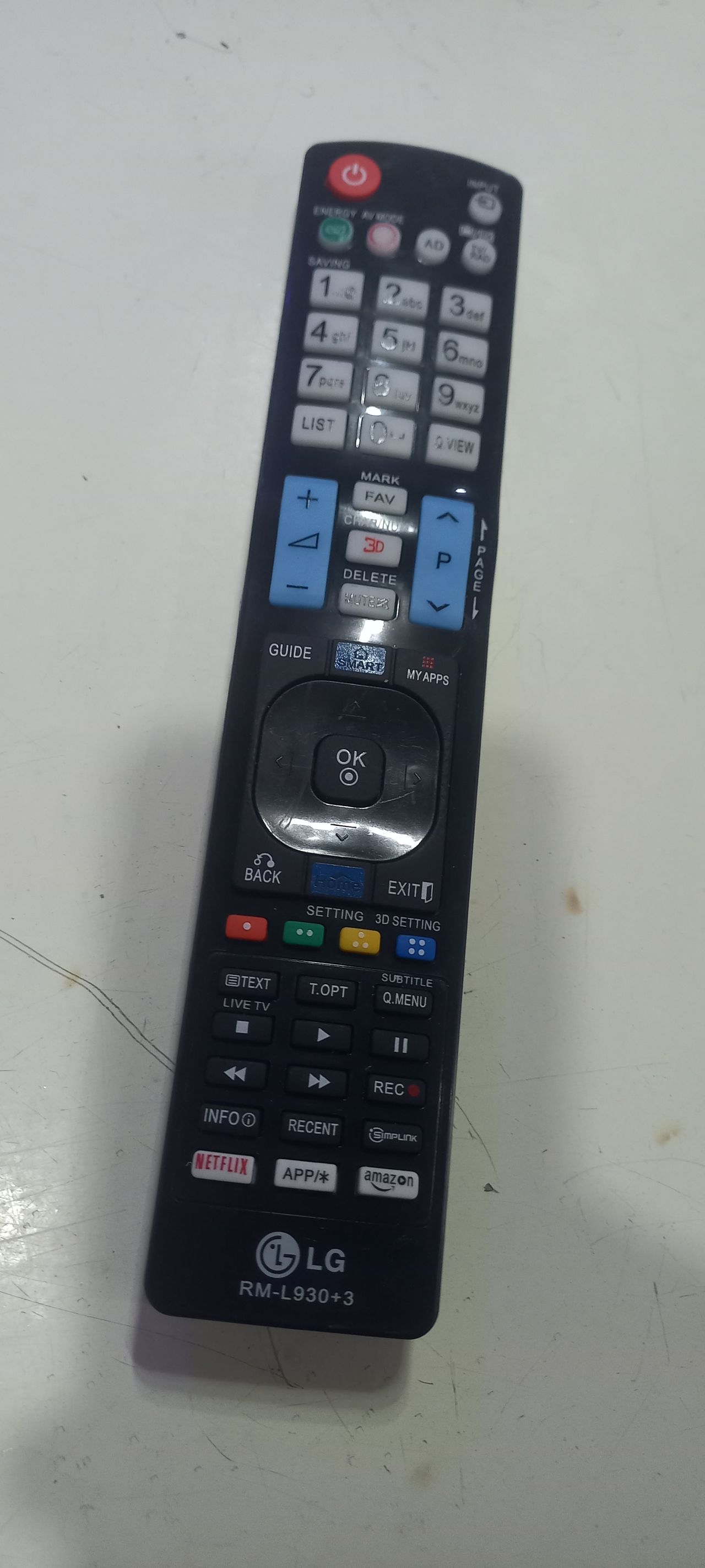 LG SMART TV SMART REMOTE CONTROL/SPEC 2 image