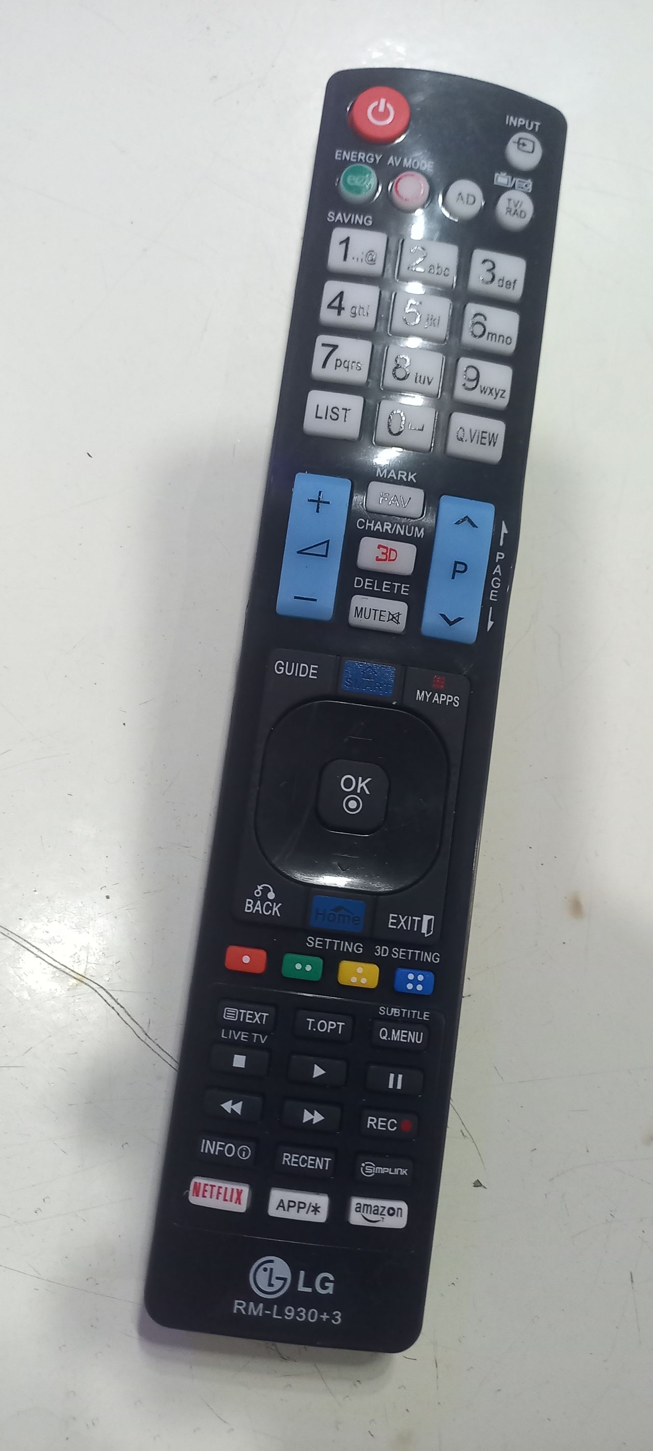 LG SMART TV SMART REMOTE CONTROL/SPEC 2 image