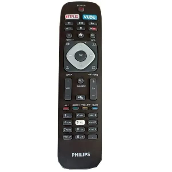 PHILIP SMART TV REMOTE CONTROL WITH NETFLIX image