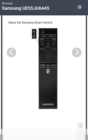Samsung smart tv Magic Remote control
