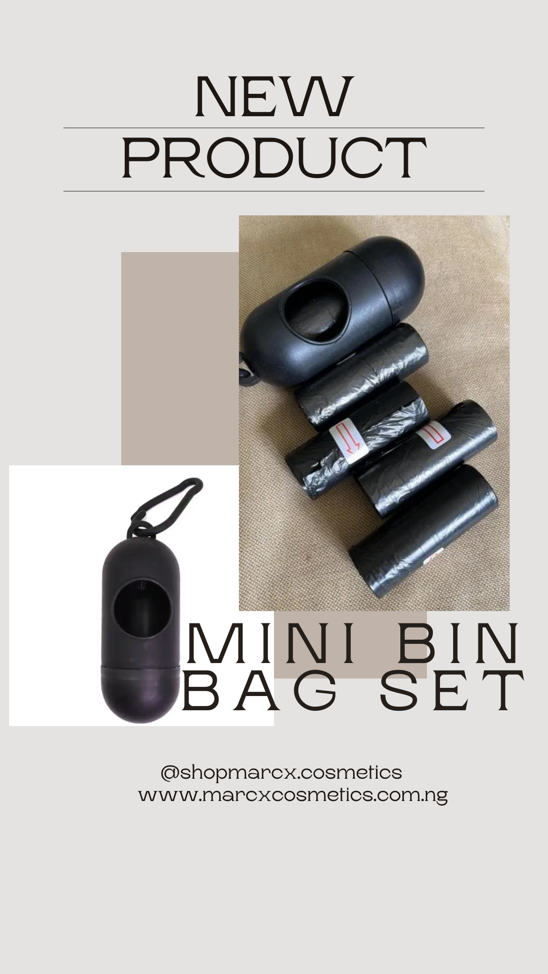 Sanitary Bundle (Mini Trash Bag + Mini Bin Bag Set) image