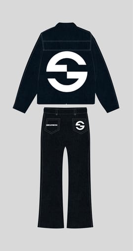 Black jean up and down GS second image