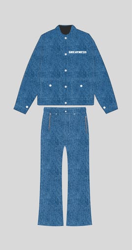 Blue jean up and down GS image