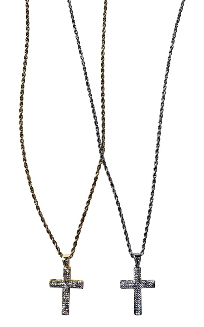 Iced out cross chains image