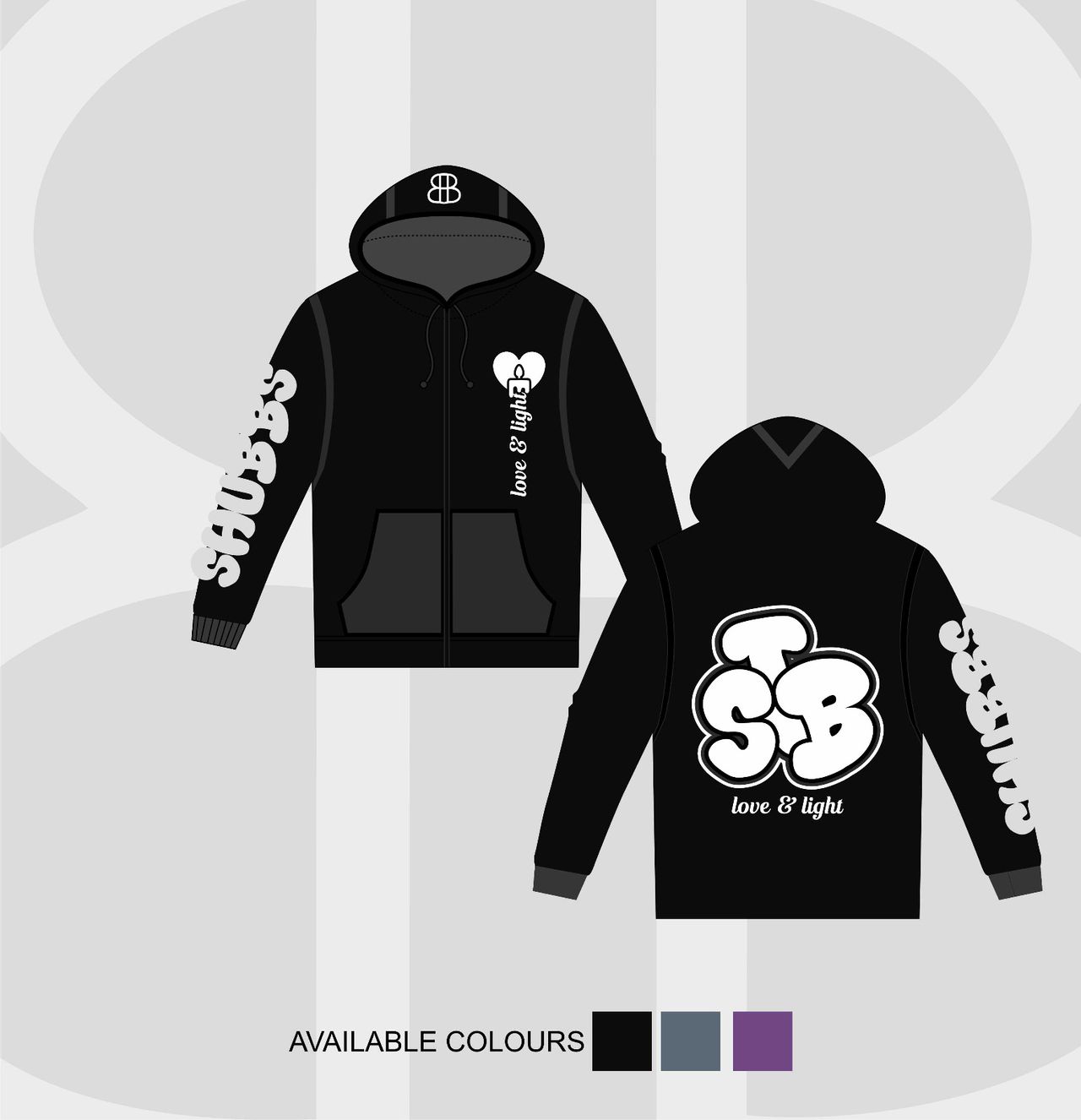 Love and light Hoodie image