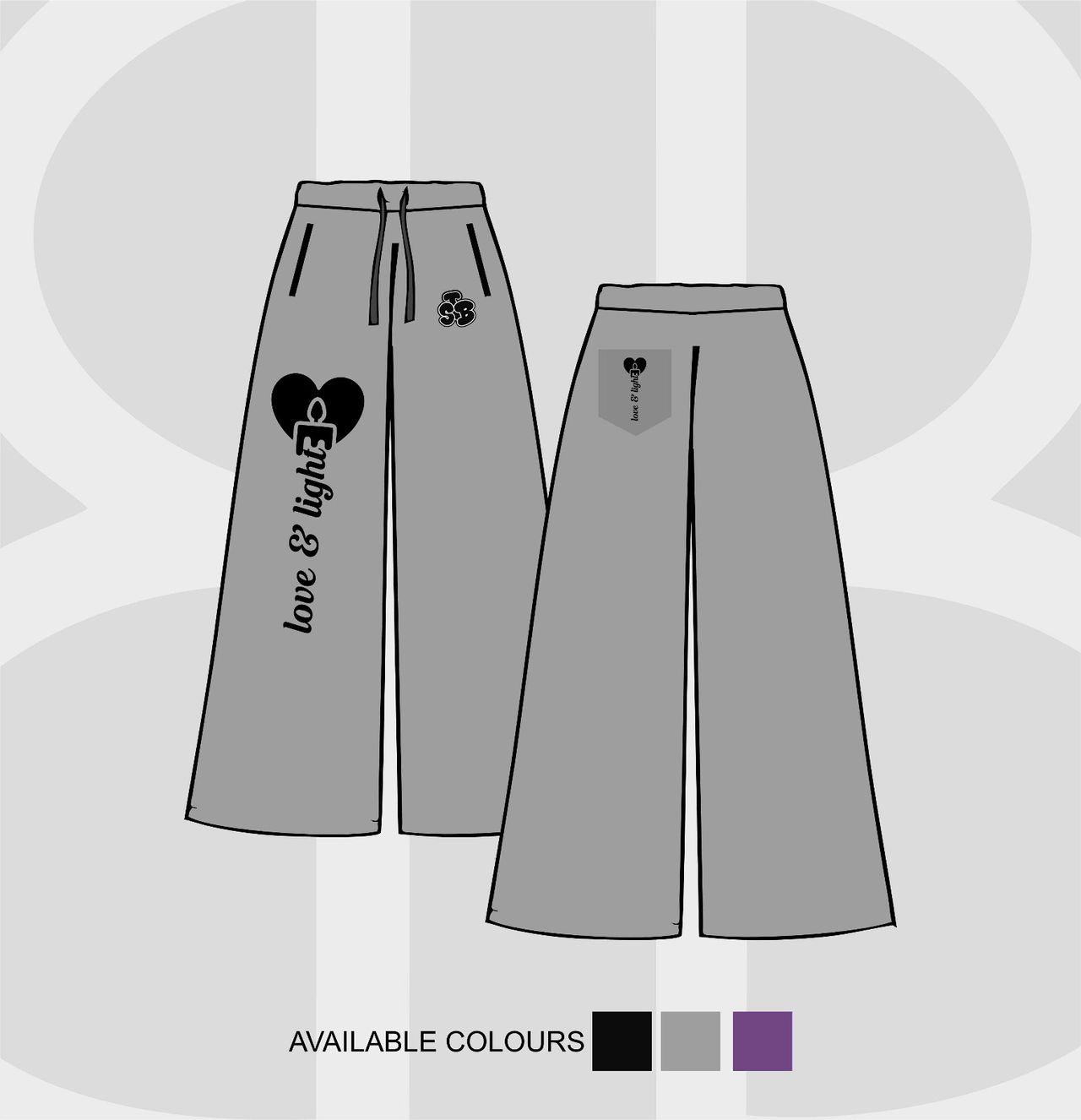 Love and light straight pants image