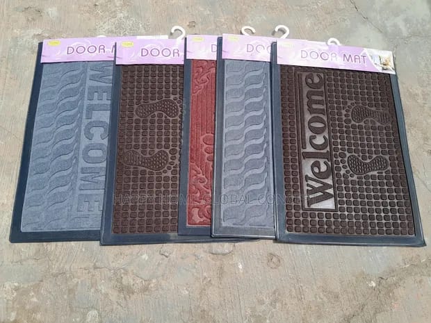 Hybrid Leather-Cotton Foot Mat image