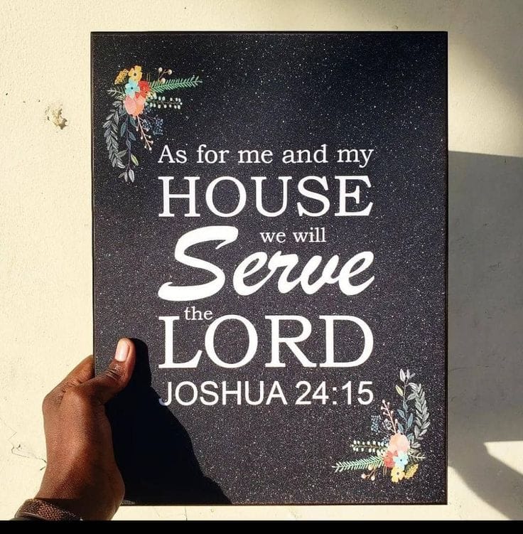 House of Faith – Joshua 24:15 Wall Art image