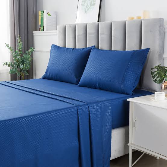 Royal Blue Bed Sheet Set image
