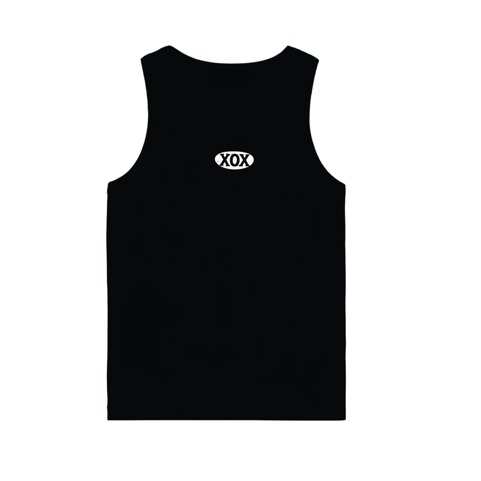 Black Centre Logo Tanktop