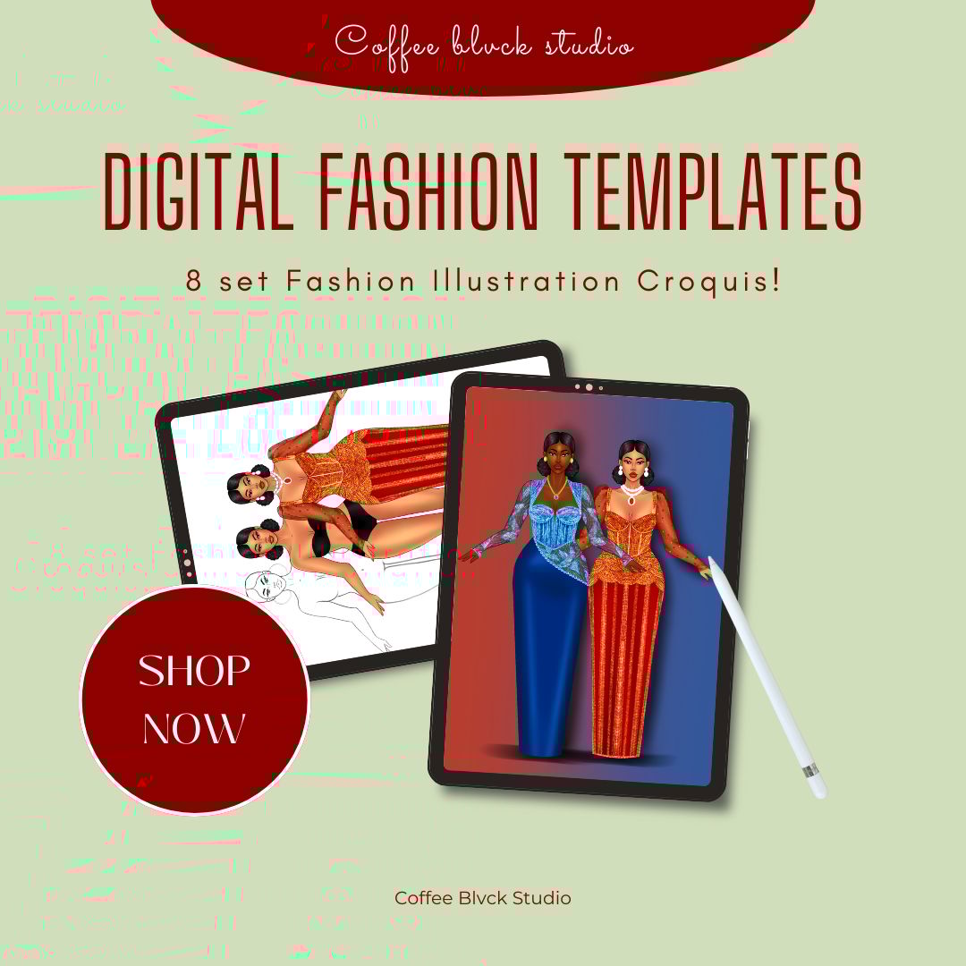 8-Set Fashion Illustration Croquis – Ultra Curvy Edition image