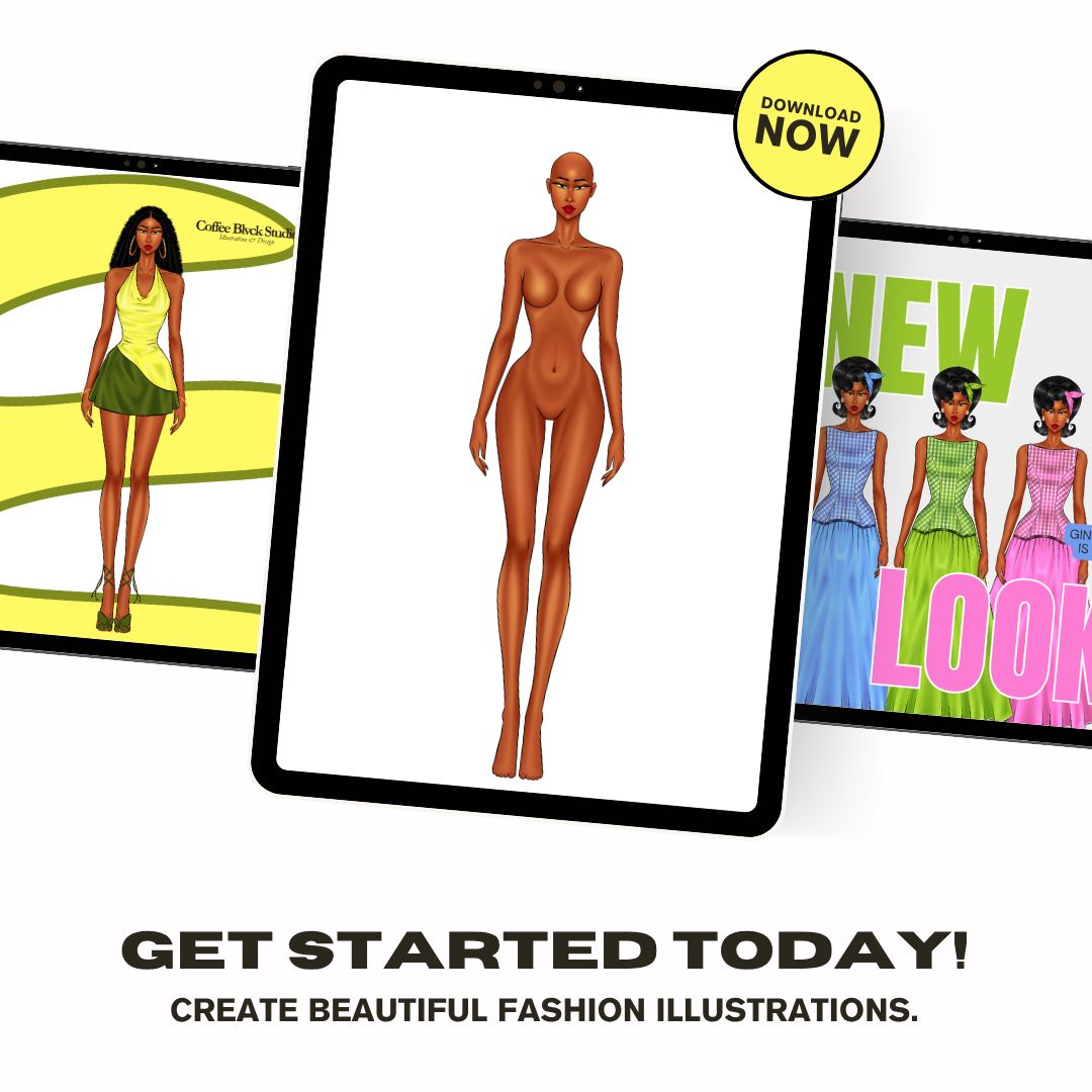 10-head Figure Fashion Croquis image