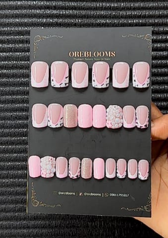 LT15 Light Pink Cow Print Style