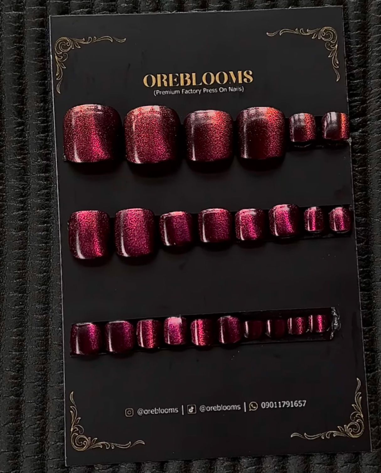 TN14 Cat Eye Style Toe Nails image