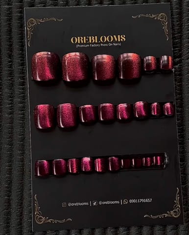 TN14 Cat Eye Style Toe Nails