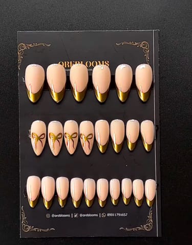 NB5 Gold French Tips Ribbon