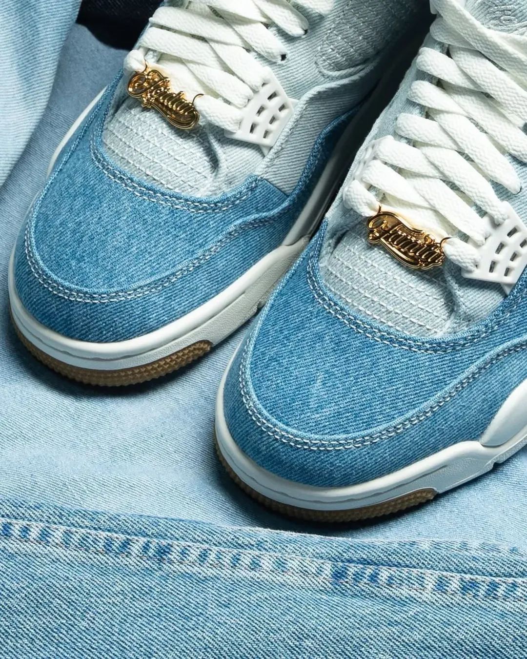 Air Jordan 4 "Denim" — Premium Indigo image